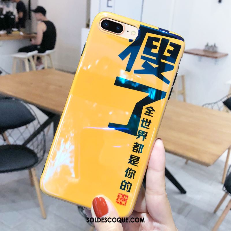 Coque iPhone 8 Plus Nouveau Créatif Marque De Tendance Incassable Tout Compris Soldes