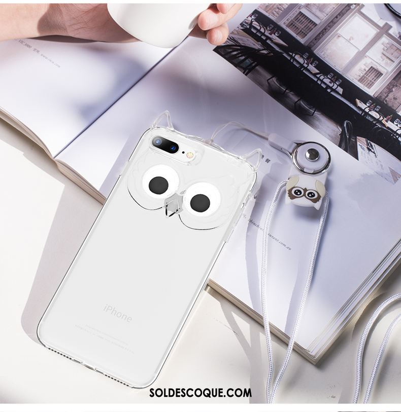 Coque iPhone 8 Plus Nouveau Transparent Marque De Tendance Dessin Animé Silicone En Ligne