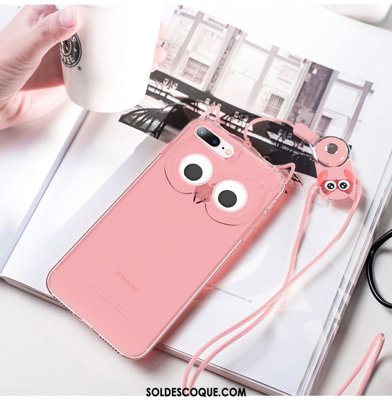 Coque iPhone 8 Plus Nouveau Transparent Marque De Tendance Dessin Animé Silicone En Ligne