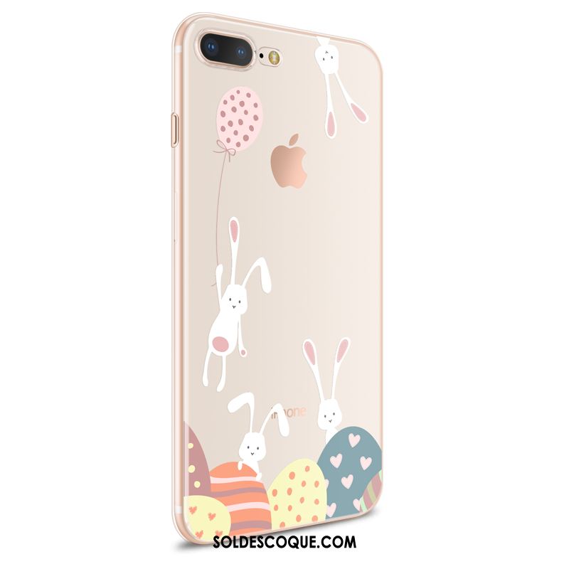 Coque iPhone 8 Plus Silicone Charmant Pu Personnalité Marque De Tendance Soldes