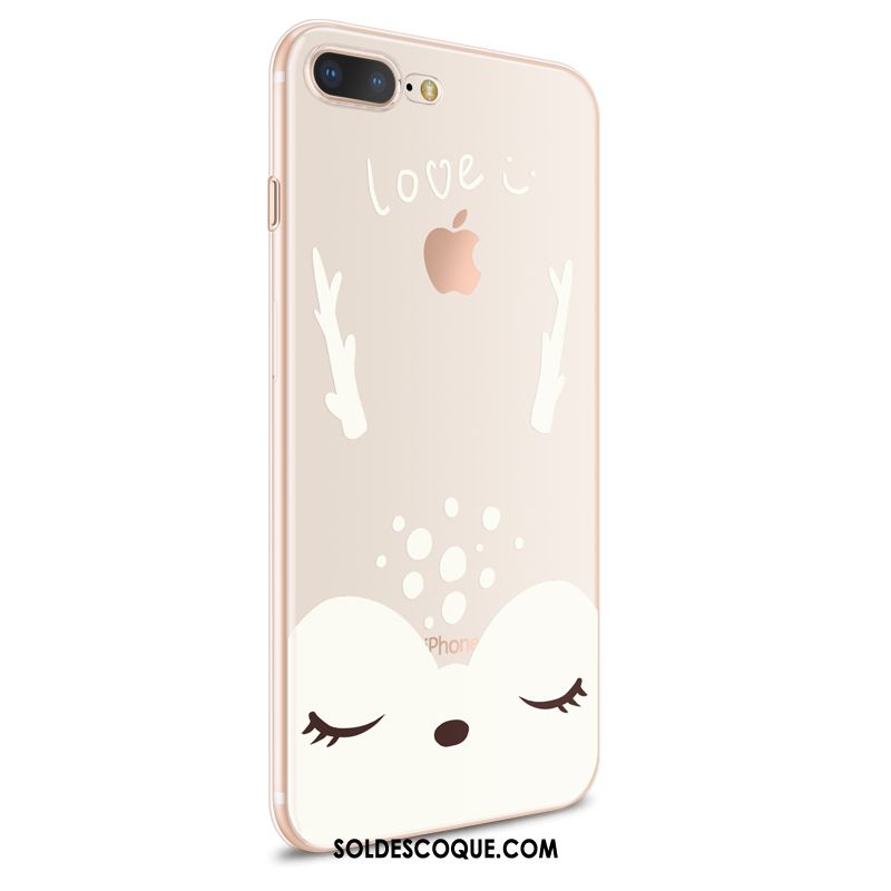 Coque iPhone 8 Plus Silicone Charmant Pu Personnalité Marque De Tendance Soldes