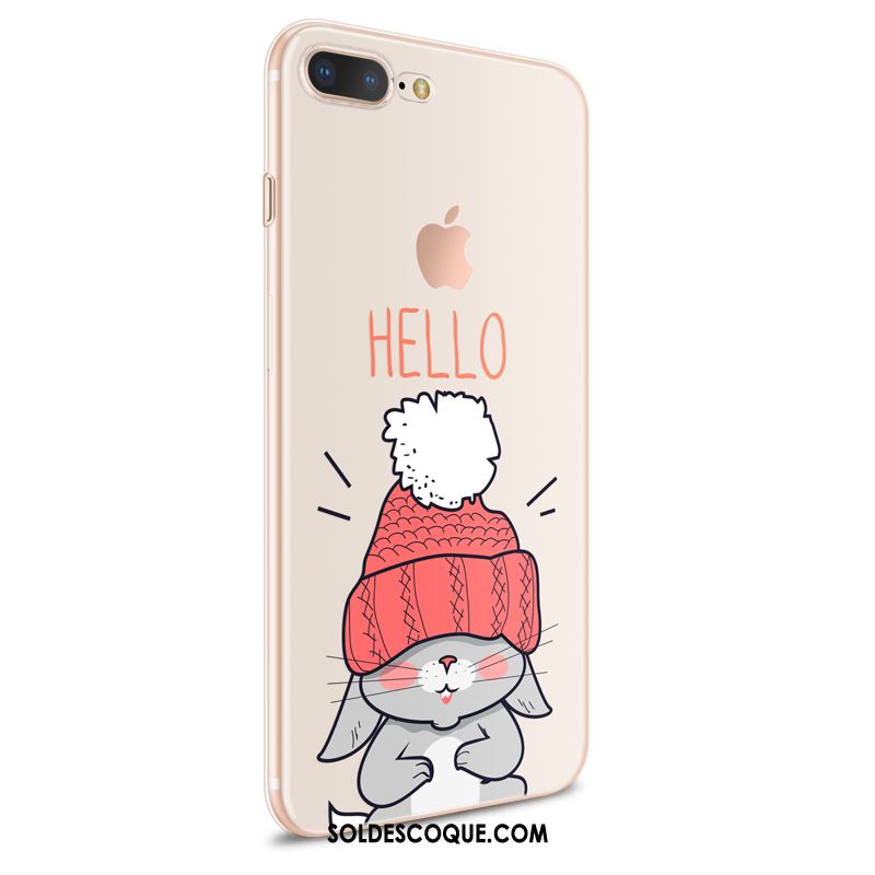 Coque iPhone 8 Plus Silicone Charmant Pu Personnalité Marque De Tendance Soldes