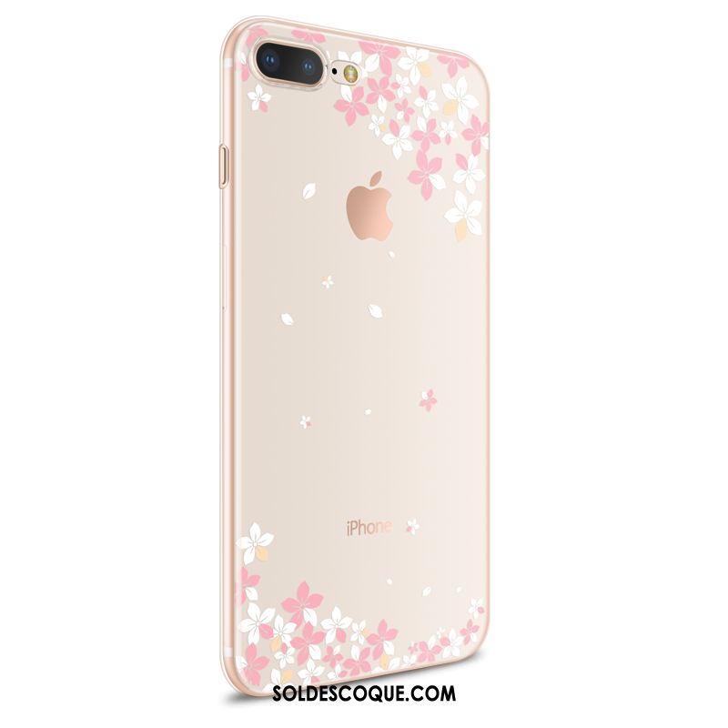 Coque iPhone 8 Plus Silicone Charmant Pu Personnalité Marque De Tendance Soldes