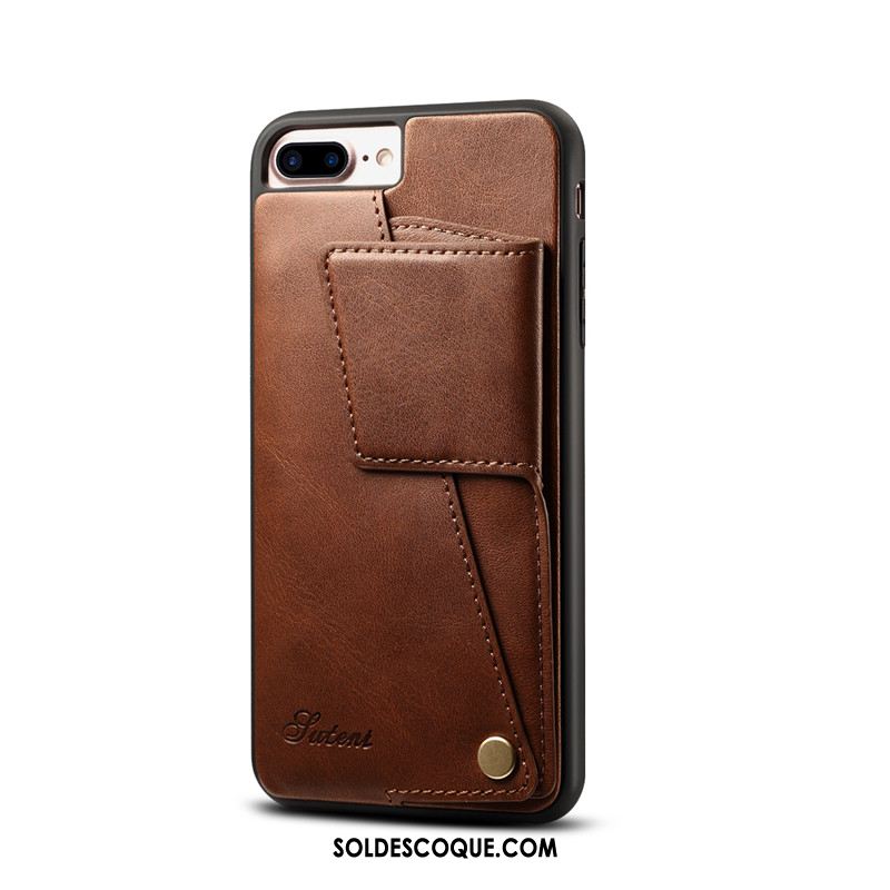 Coque iPhone 8 Plus Tout Compris Incassable Modèle Fleurie Bovins Carte Soldes