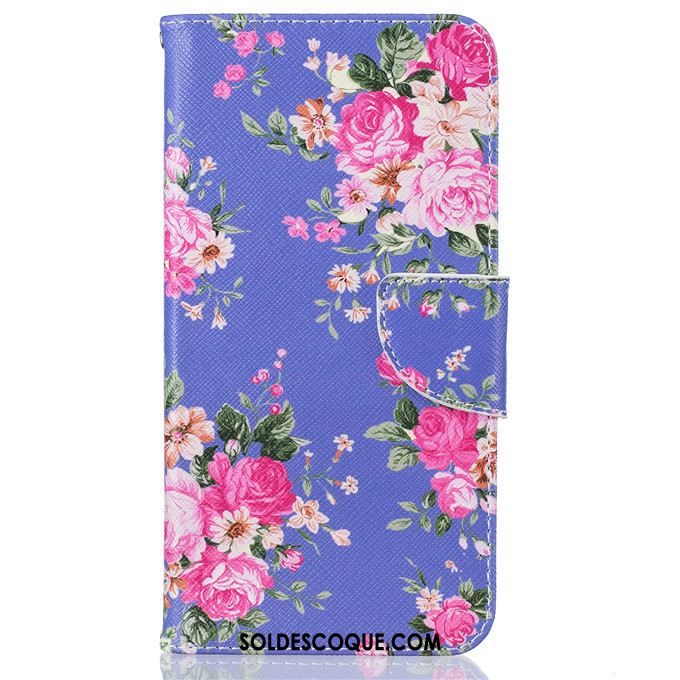 Coque iPhone 8 Plus Violet Silicone Étui Dessin Animé Étui En Cuir Pas Cher