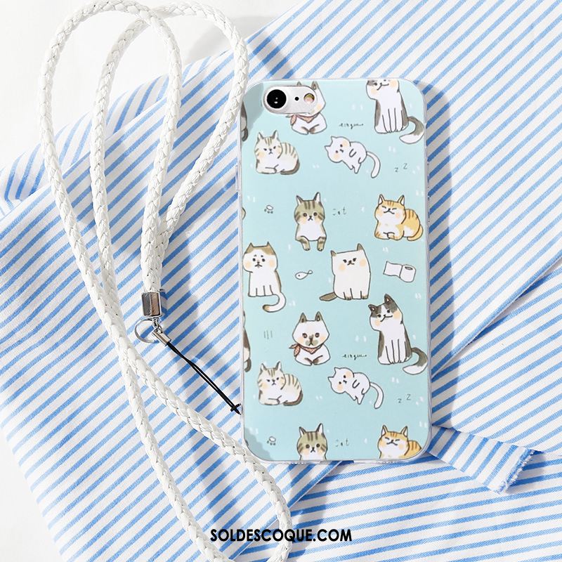 Coque iPhone 8 Tout Compris Ornements Suspendus Silicone Étui Chat France