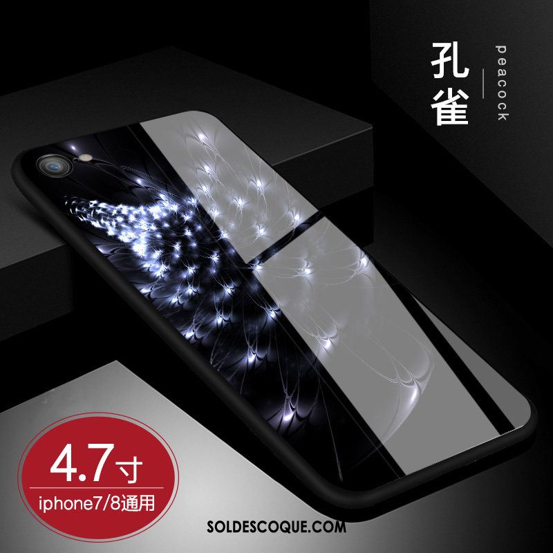 Coque iPhone 8 Verre Tout Compris Incassable Noir Nouveau En Vente