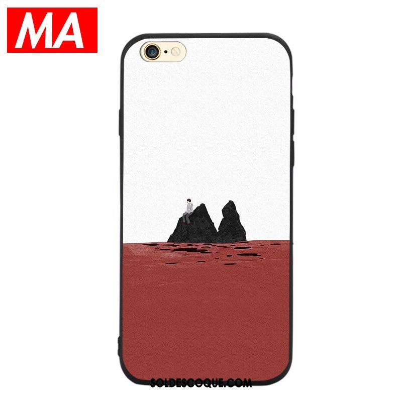 Coque iPhone Se 2020 Étui Protection Téléphone Portable Peinture À L'huile Beau France