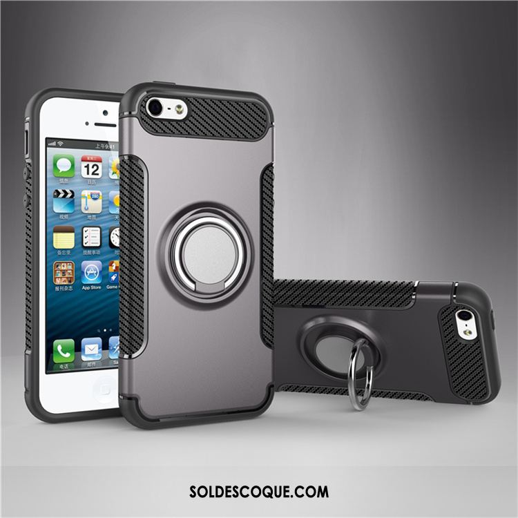 Coque iPhone Se Anneau Métal Téléphone Portable Support Incassable En Vente