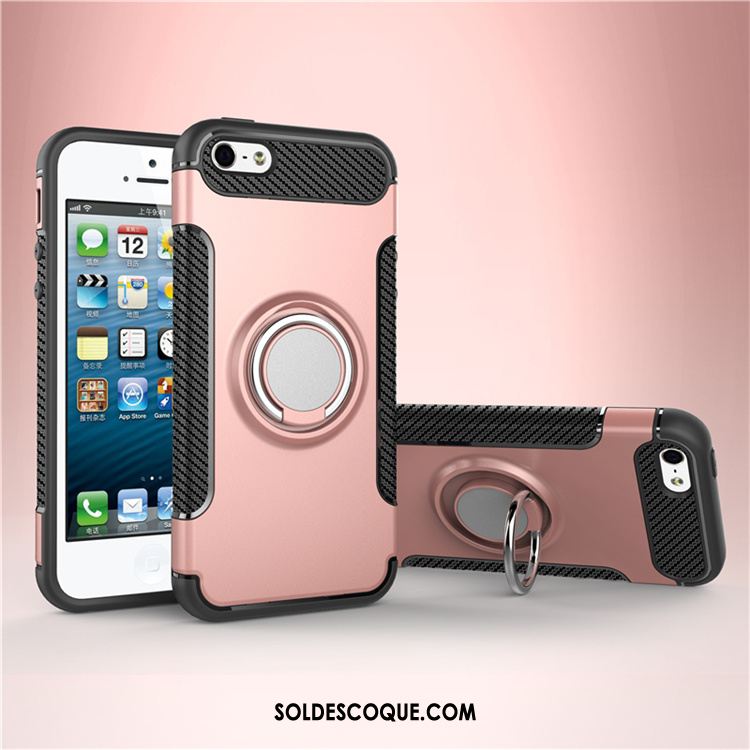 Coque iPhone Se Anneau Métal Téléphone Portable Support Incassable En Vente