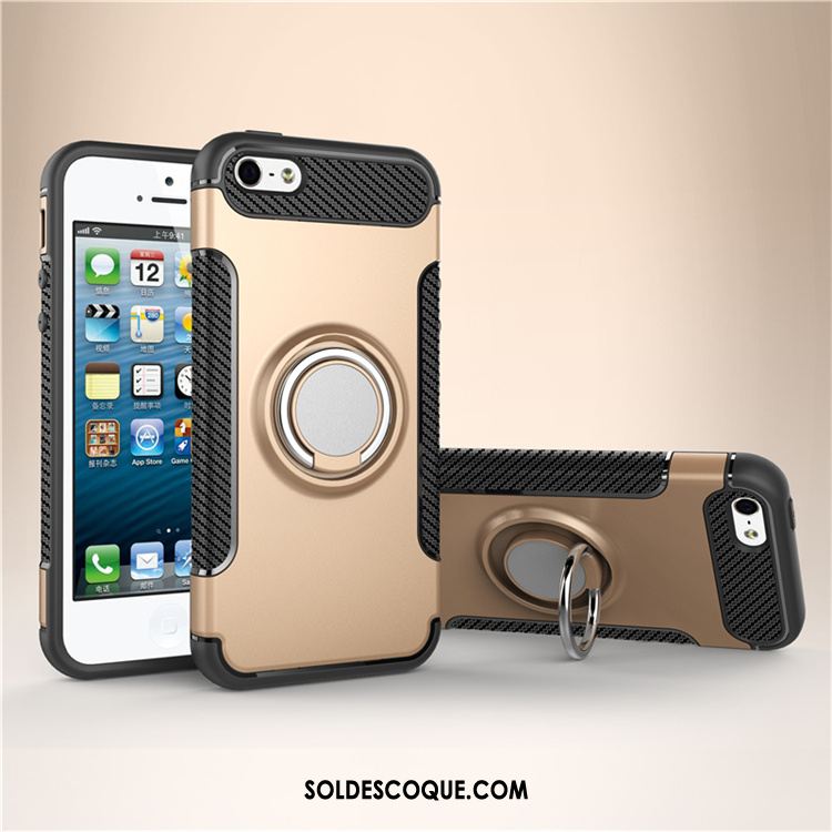 Coque iPhone Se Anneau Métal Téléphone Portable Support Incassable En Vente