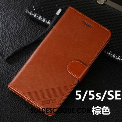 Coque iPhone Se Incassable Protection Téléphone Portable Carte Étui Soldes