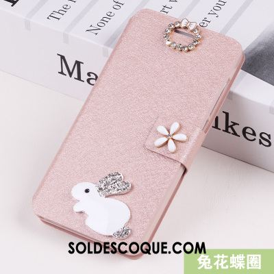 Coque iPhone Se Incassable Étui En Cuir Strass Protection Blanc Pas Cher