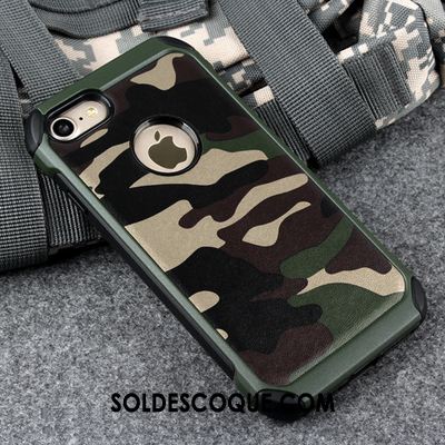 Coque iPhone Se Personnalité Vert Téléphone Portable Tendance Étui Soldes