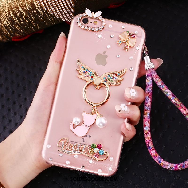 Coque iPhone Se Silicone Strass Incassable Protection Fluide Doux En Ligne