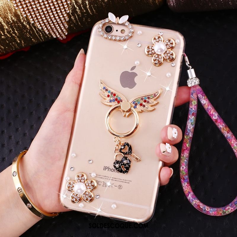 Coque iPhone Se Silicone Strass Incassable Protection Fluide Doux En Ligne