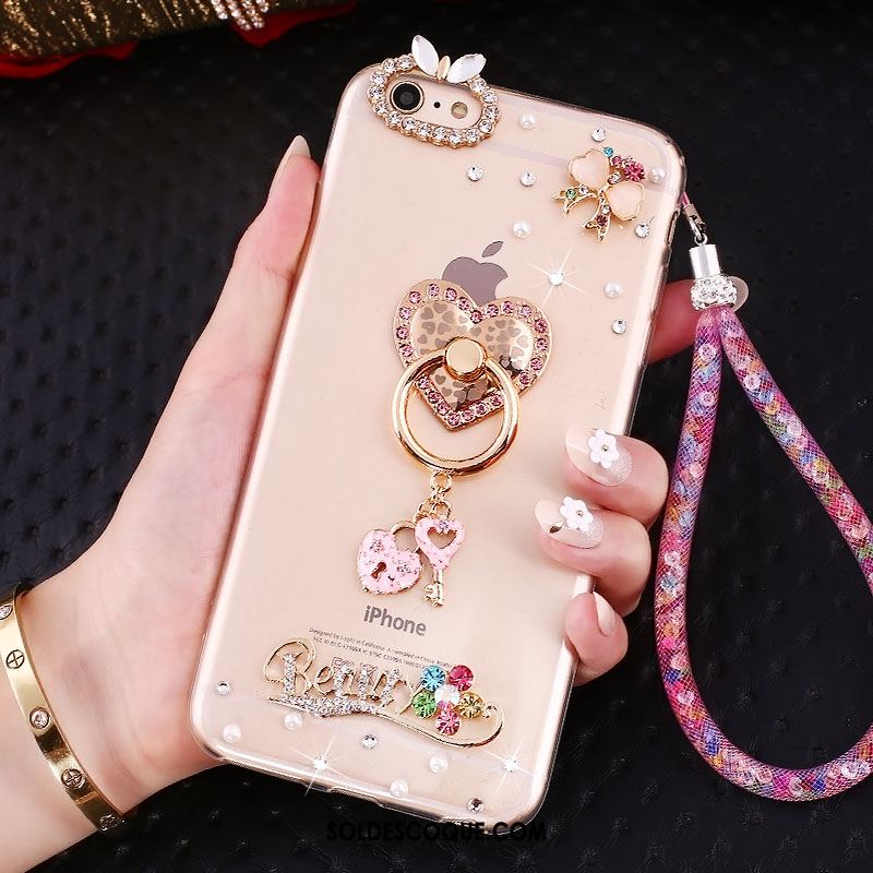 Coque iPhone Se Silicone Strass Incassable Protection Fluide Doux En Ligne