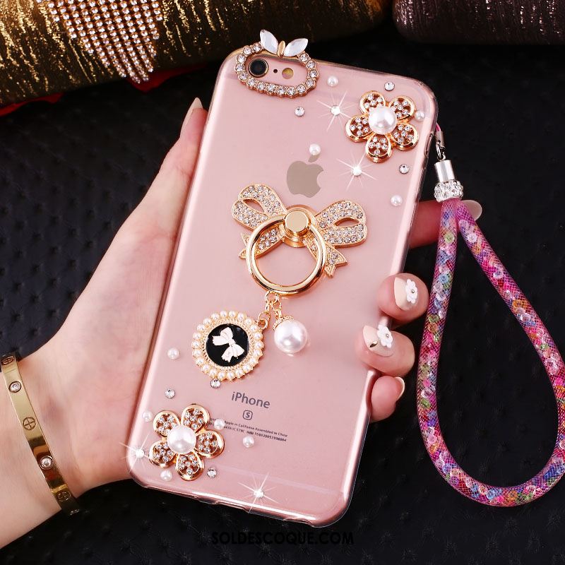 Coque iPhone Se Silicone Strass Incassable Protection Fluide Doux En Ligne