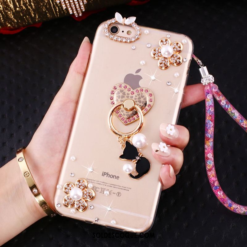 Coque iPhone Se Silicone Strass Incassable Protection Fluide Doux En Ligne