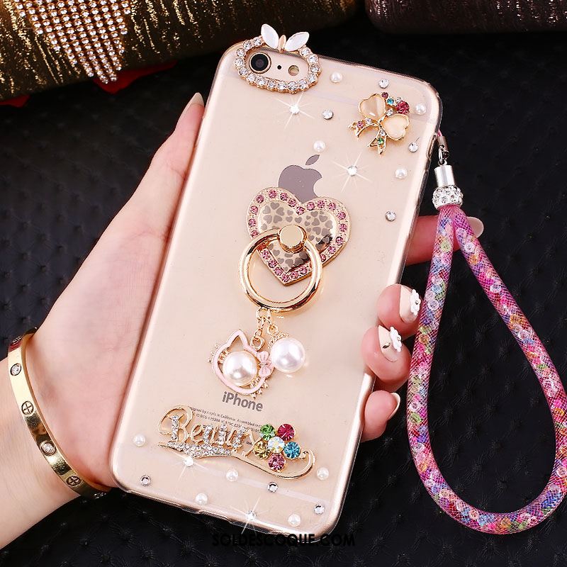 Coque iPhone Se Silicone Strass Incassable Protection Fluide Doux En Ligne