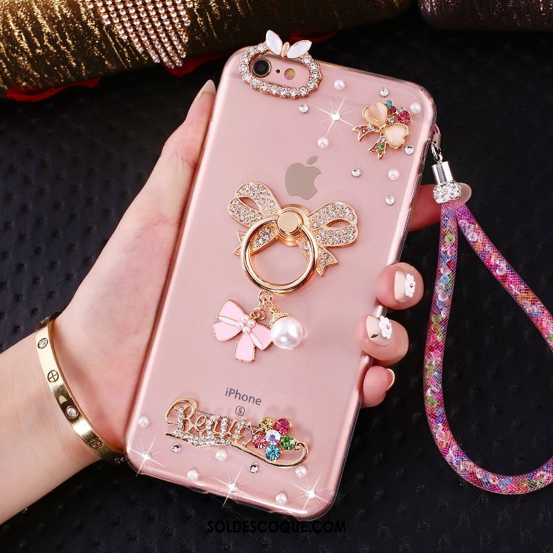 Coque iPhone Se Silicone Strass Incassable Protection Fluide Doux En Ligne