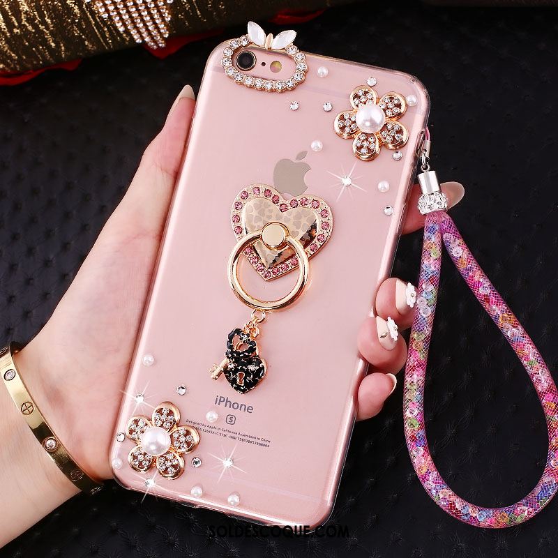 Coque iPhone Se Silicone Strass Incassable Protection Fluide Doux En Ligne