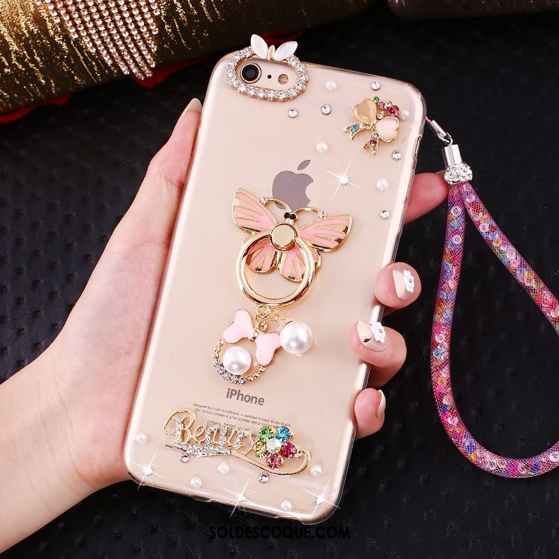 Coque iPhone Se Silicone Strass Incassable Protection Fluide Doux En Ligne