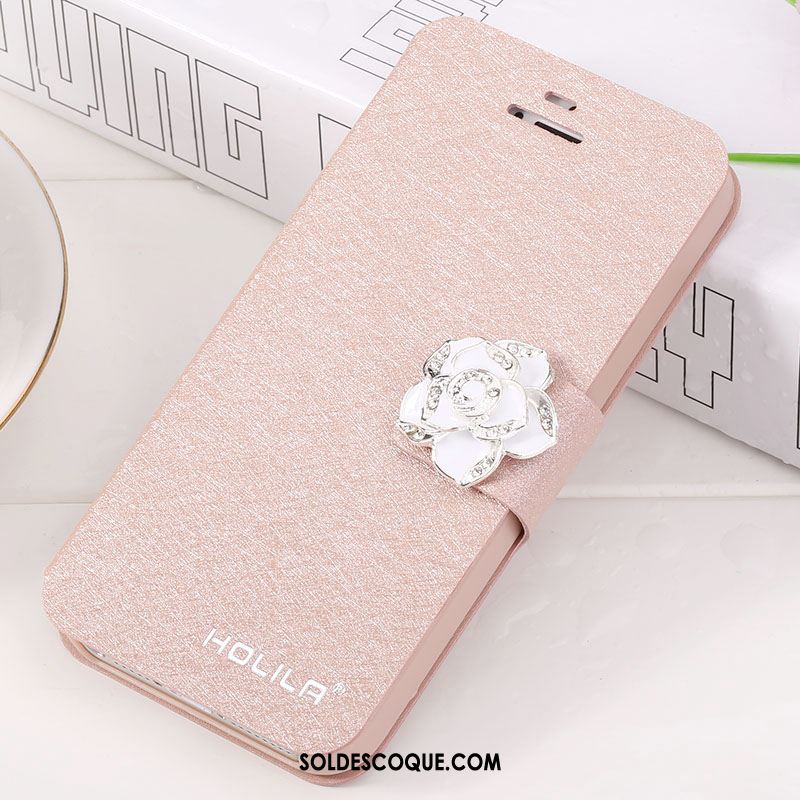 Coque iPhone Se Téléphone Portable Rose Protection Étui En Cuir Tendance Housse En Ligne