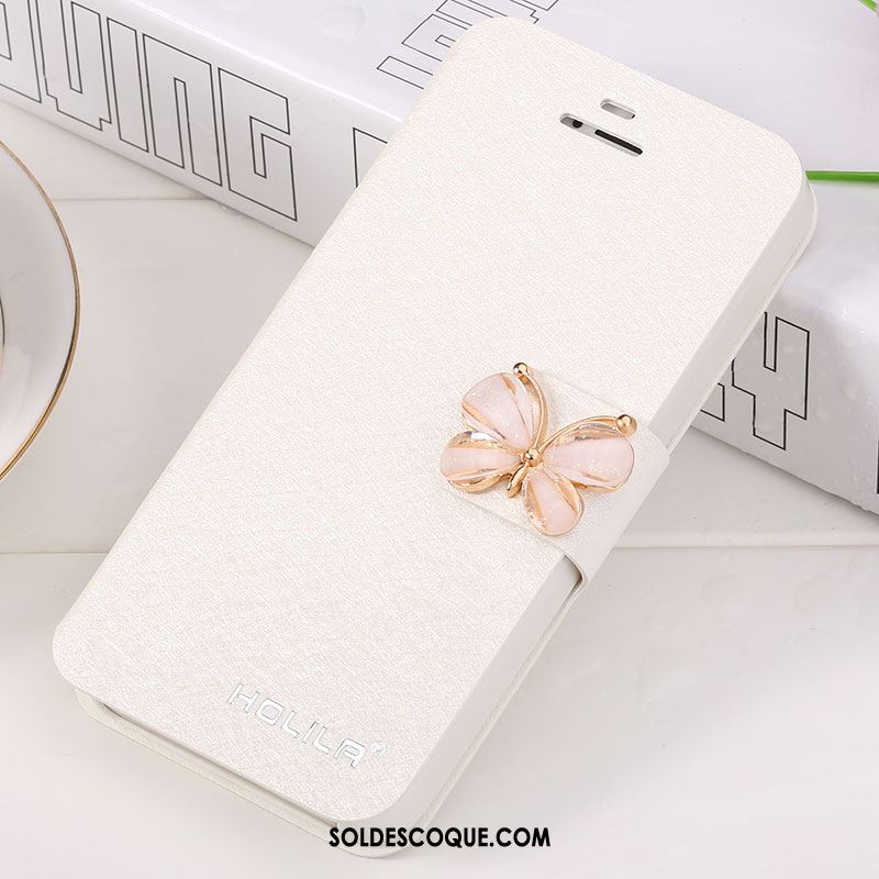 Coque iPhone Se Téléphone Portable Rose Protection Étui En Cuir Tendance Housse En Ligne