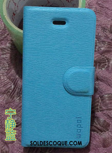 Coque iPhone Se Étui En Cuir Bleu Tout Compris Téléphone Portable Incassable En Ligne