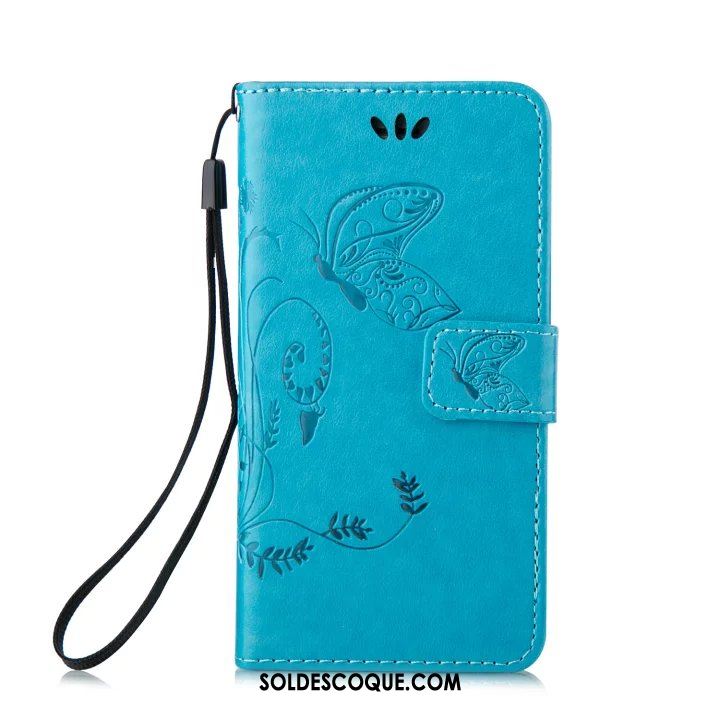 Coque iPhone Se Étui En Cuir Incassable Clamshell Protection Téléphone Portable Pas Cher