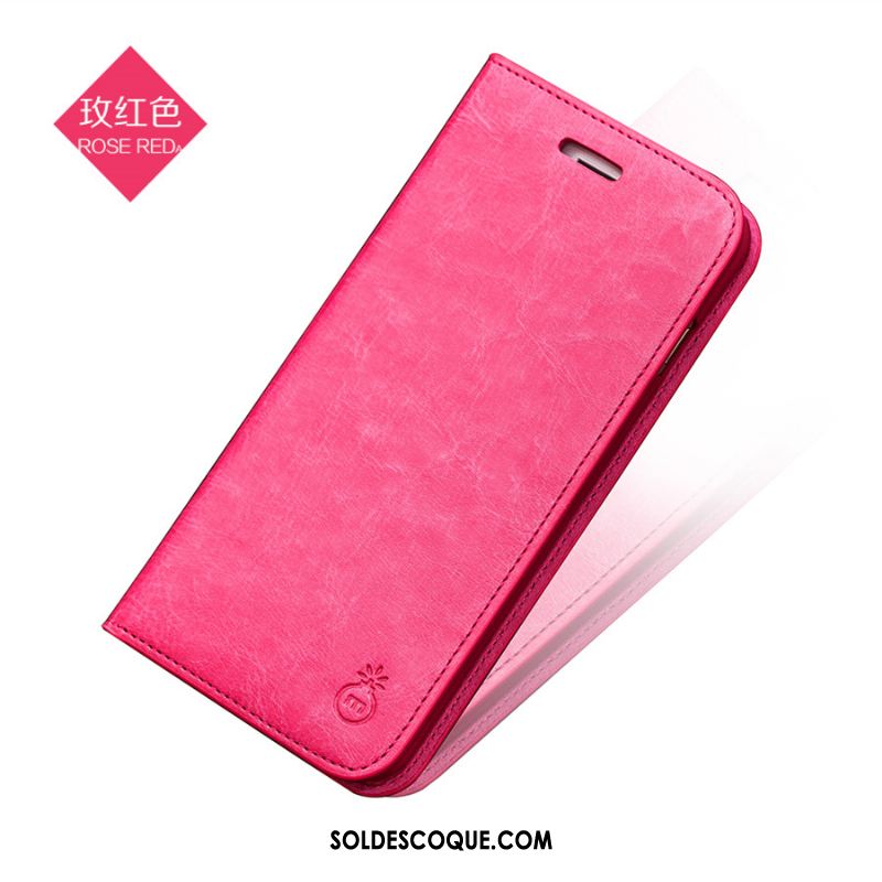 Coque iPhone Se Étui Téléphone Portable Étui En Cuir Protection Tendance Soldes