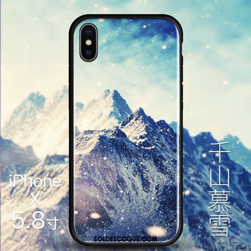 Coque iPhone X Amoureux Blanc Tout Compris Nouveau Verre Soldes