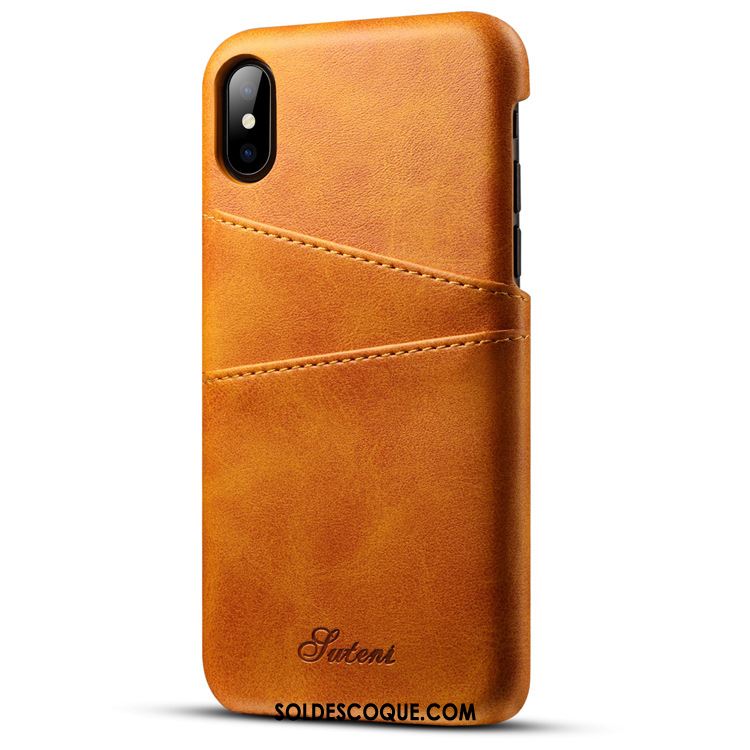 Coque iPhone X Carte Rouge Téléphone Portable Protection Étui Soldes