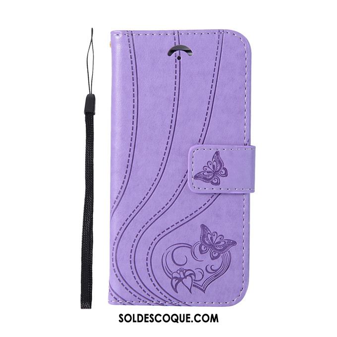 Coque iPhone X Clair Tout Compris Violet Fluide Doux Incassable Housse En Ligne