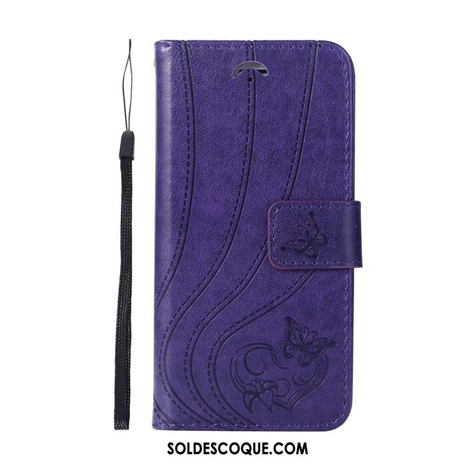 Coque iPhone X Clair Tout Compris Violet Fluide Doux Incassable Housse En Ligne