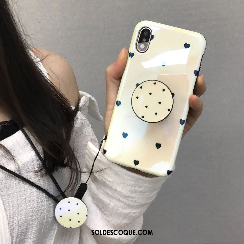 Coque iPhone X Cou Suspendu Personnalité Ballon Amour Support Soldes