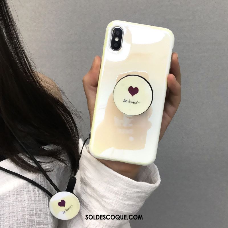 Coque iPhone X Cou Suspendu Personnalité Ballon Amour Support Soldes