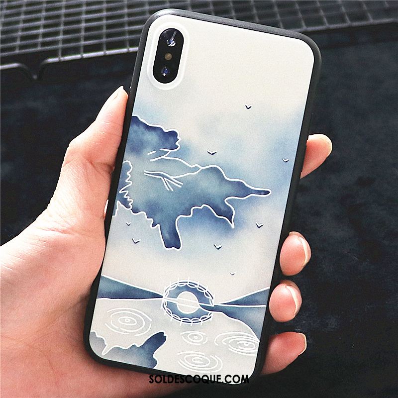 Coque iPhone X Créatif Personnalité Ornements Suspendus Silicone Protection Soldes