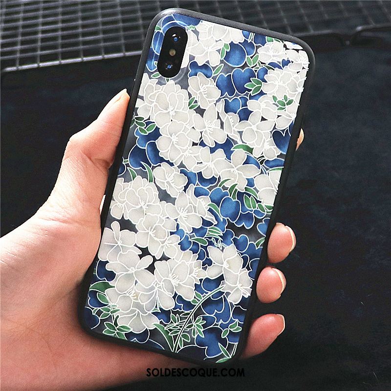 Coque iPhone X Créatif Personnalité Ornements Suspendus Silicone Protection Soldes