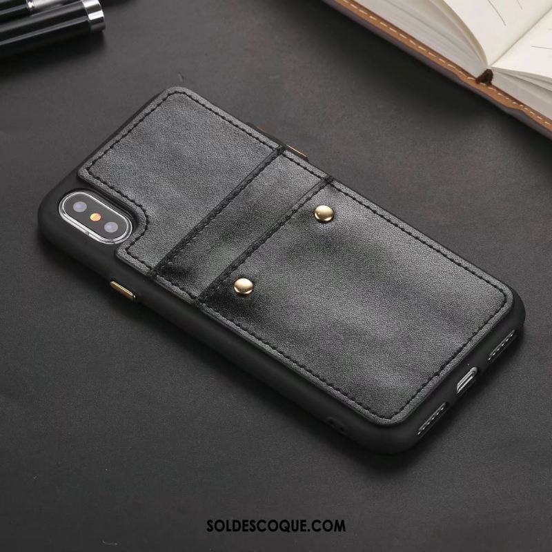 Coque iPhone X Créatif Protection Fluide Doux Personnalité Téléphone Portable Housse Soldes