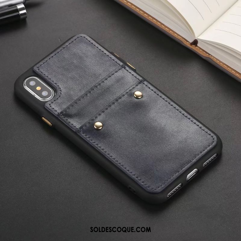 Coque iPhone X Créatif Protection Fluide Doux Personnalité Téléphone Portable Housse Soldes