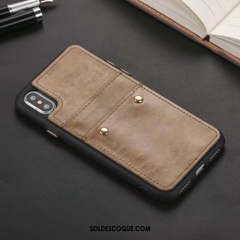 Coque iPhone X Créatif Protection Fluide Doux Personnalité Téléphone Portable Housse Soldes