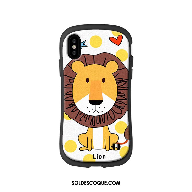 Coque iPhone X Créatif Téléphone Portable Ornements Suspendus Animal Charmant France