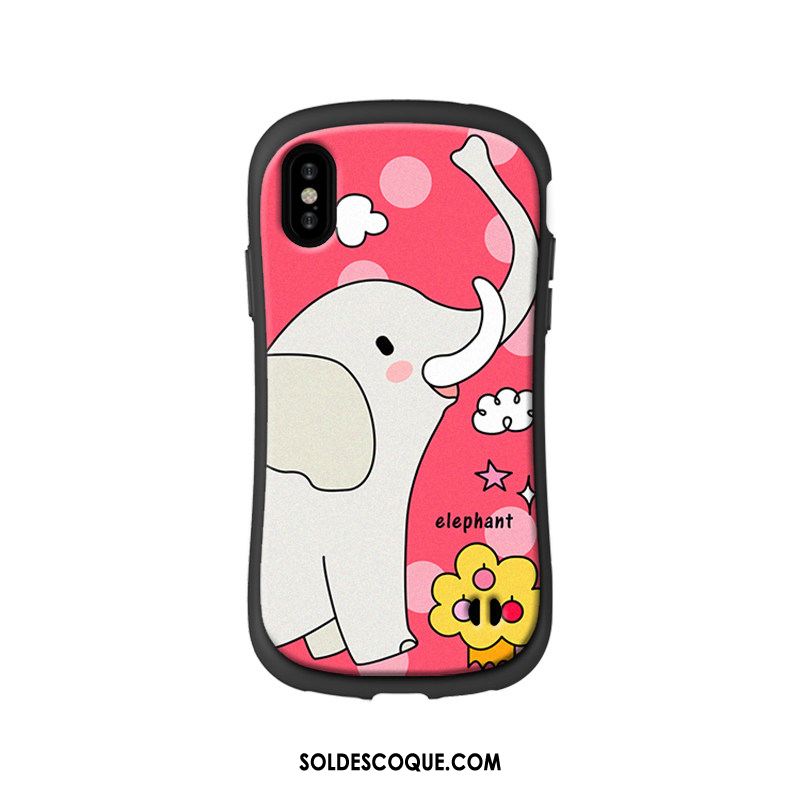 Coque iPhone X Créatif Téléphone Portable Ornements Suspendus Animal Charmant France