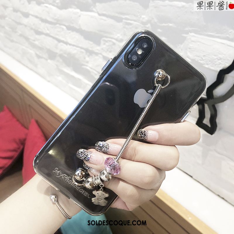 Coque iPhone X Fluide Doux Téléphone Portable Tout Compris Tendance Incassable Housse Pas Cher