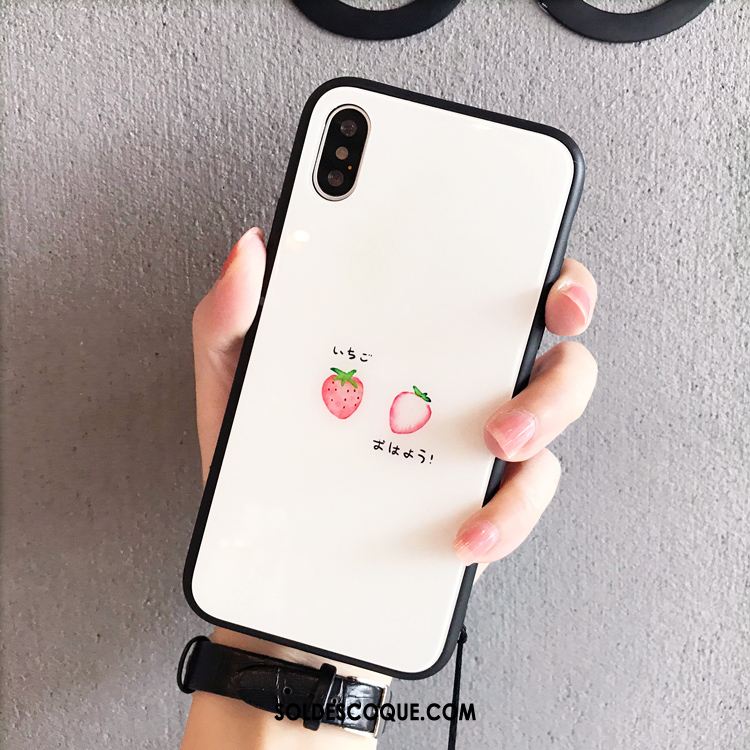 Coque iPhone X Frais Fluide Doux Petit Verre Créatif France