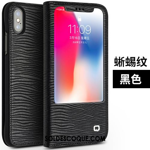 Coque iPhone X Incassable Téléphone Portable Étui Carte Étui En Cuir Soldes