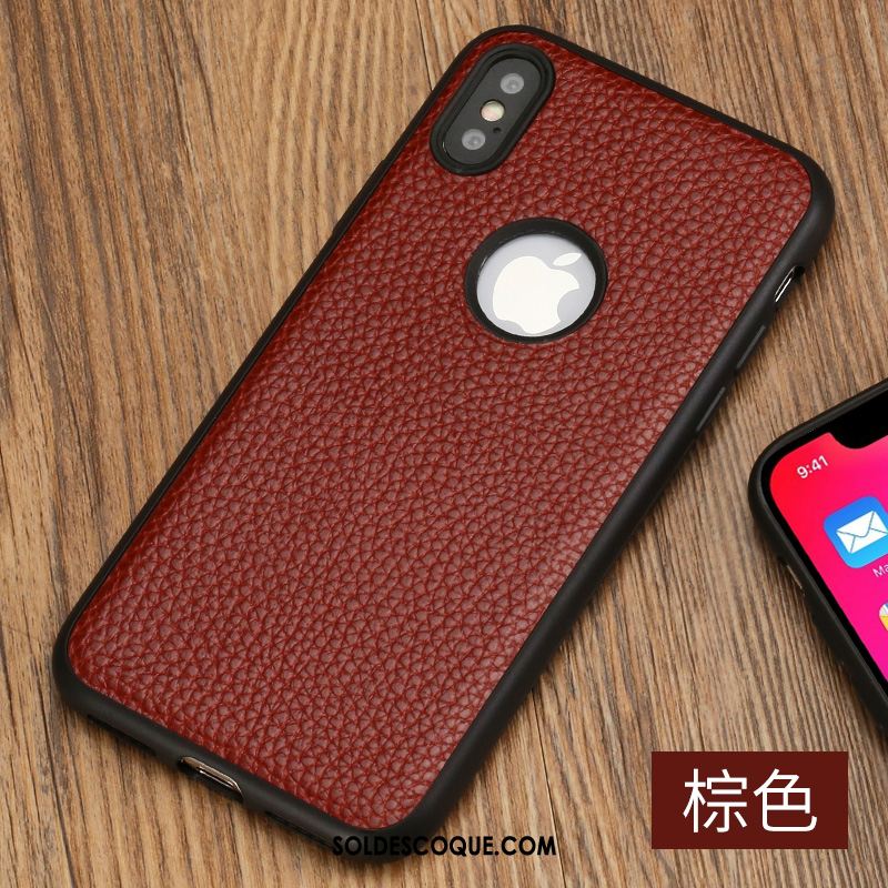 Coque iPhone X Luxe Rouge Nouveau Créatif Téléphone Portable Housse France