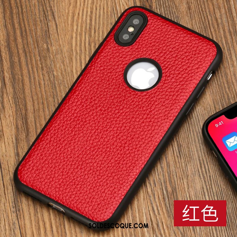 Coque iPhone X Luxe Rouge Nouveau Créatif Téléphone Portable Housse France